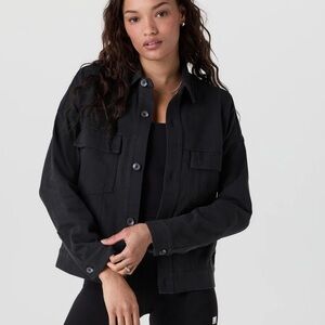 Vuori Mackenzie Shirt Jacket Washed Black XS/Small‎ New With Tags